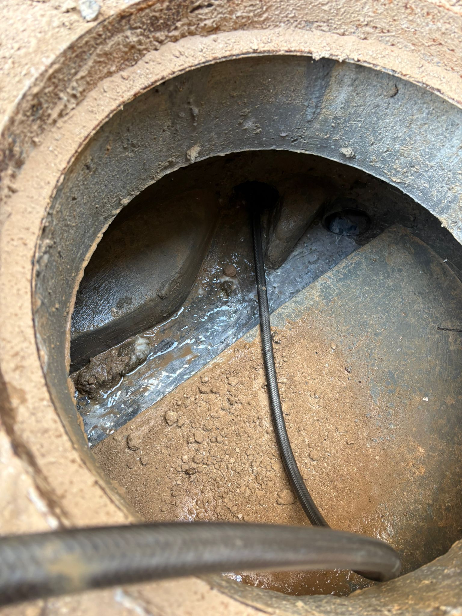 צילום קווי ביוב בבאר שבע